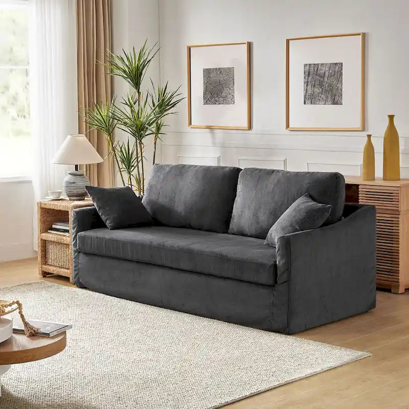 80.5 Modern Detachable Backrest Sofa