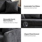 80.5 Modern Detachable Backrest Sofa