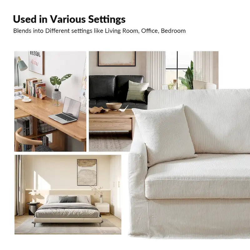 80.5 Modern Detachable Backrest Sofa