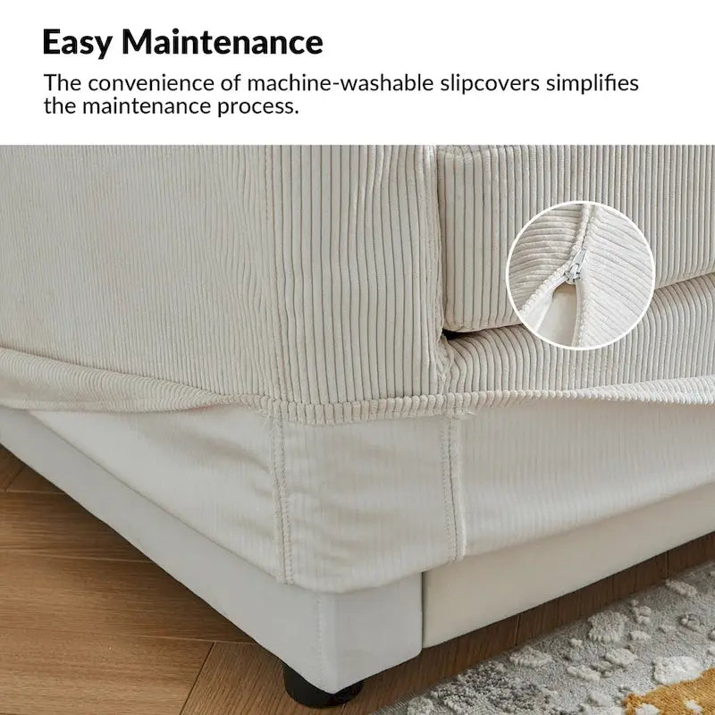 80.5 Modern Detachable Backrest Sofa