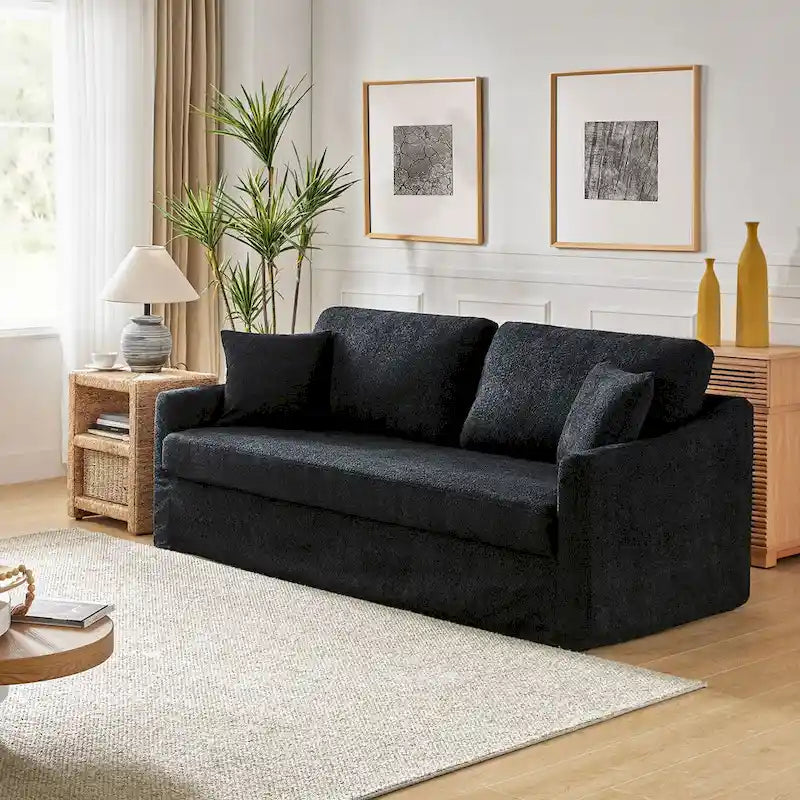 80.5 Modern Detachable Backrest Sofa