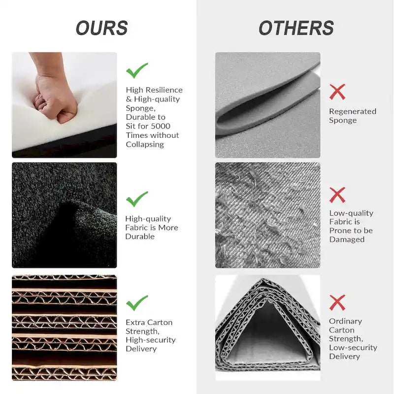 80.5 Modern Detachable Backrest Sofa