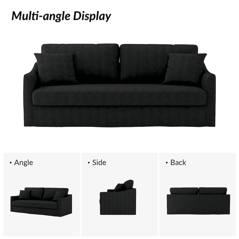 80.5 Modern Detachable Backrest Sofa