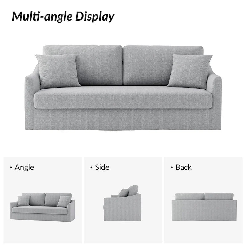 80.5 Modern Detachable Backrest Sofa