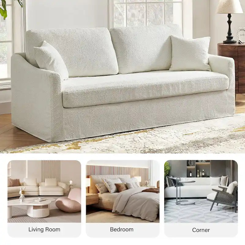 80.5 Modern Detachable Backrest Sofa