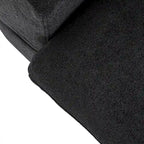 120 L-shaped Modern Sectional Sofa Linen Modular Sofa Couch with Storage Ottoman