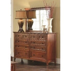 Solid Wood Seven-Piece Extra-Large Bedroom Furniture Series