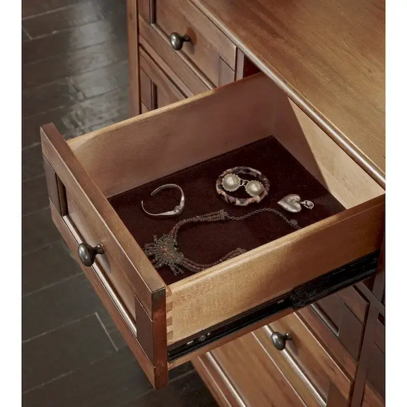 Solid Wood Seven-Piece Extra-Large Bedroom Furniture Series