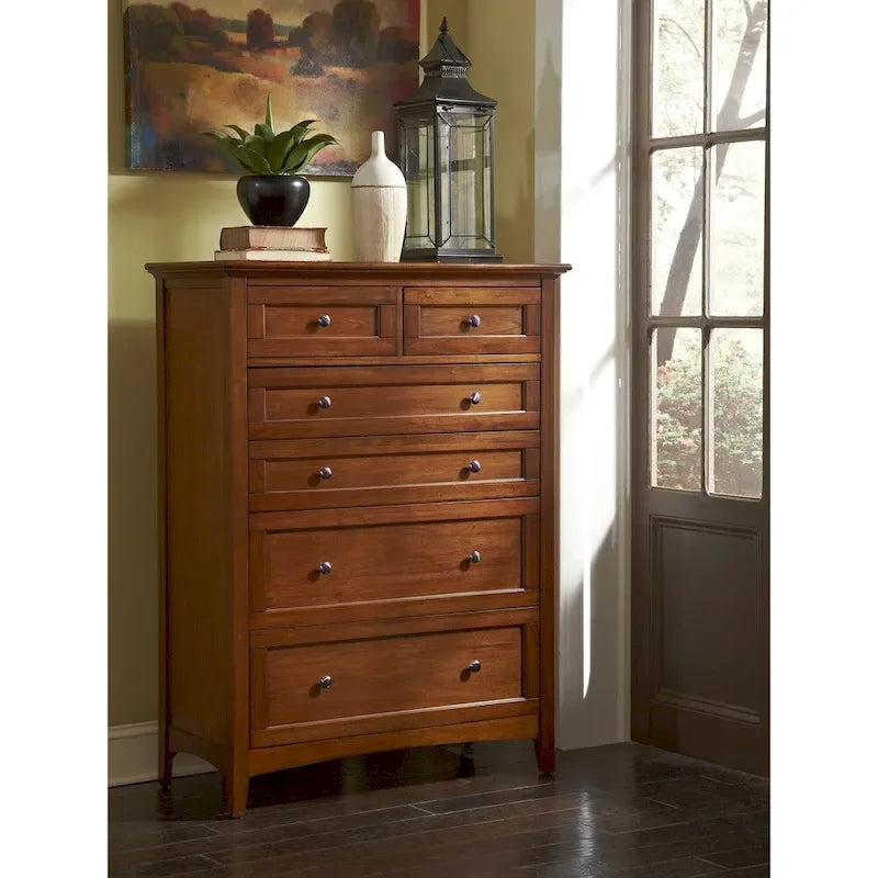 Solid Wood Seven-Piece Extra-Large Bedroom Furniture Series