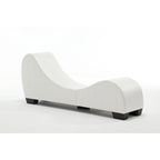 Modern Faux Leather Curved sofa