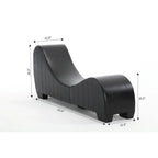Modern Faux Leather Curved sofa