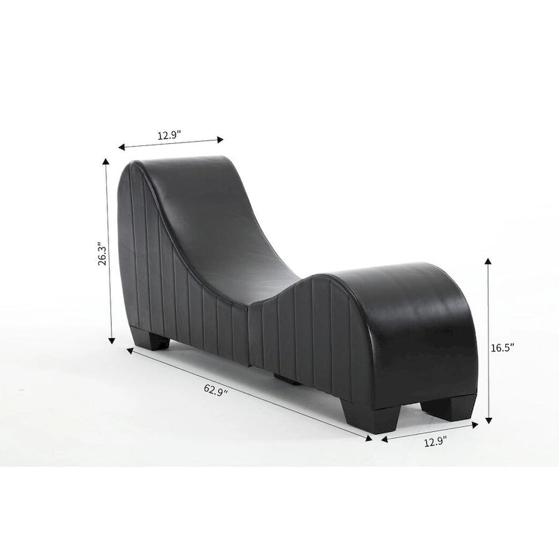 Modern Faux Leather Curved sofa