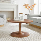 Round Wooden Coffee Table