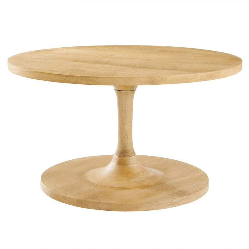Round Wooden Coffee Table