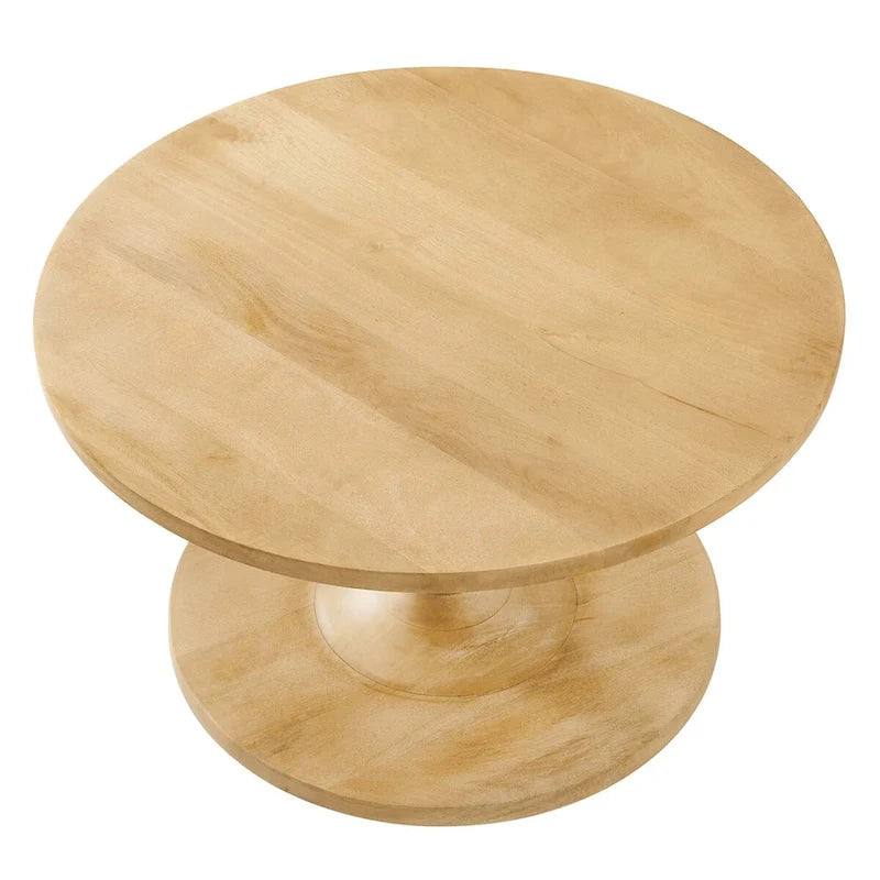 Round Wooden Coffee Table