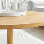 Round Wooden Coffee Table