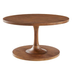 Round Wooden Coffee Table