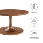 Round Wooden Coffee Table