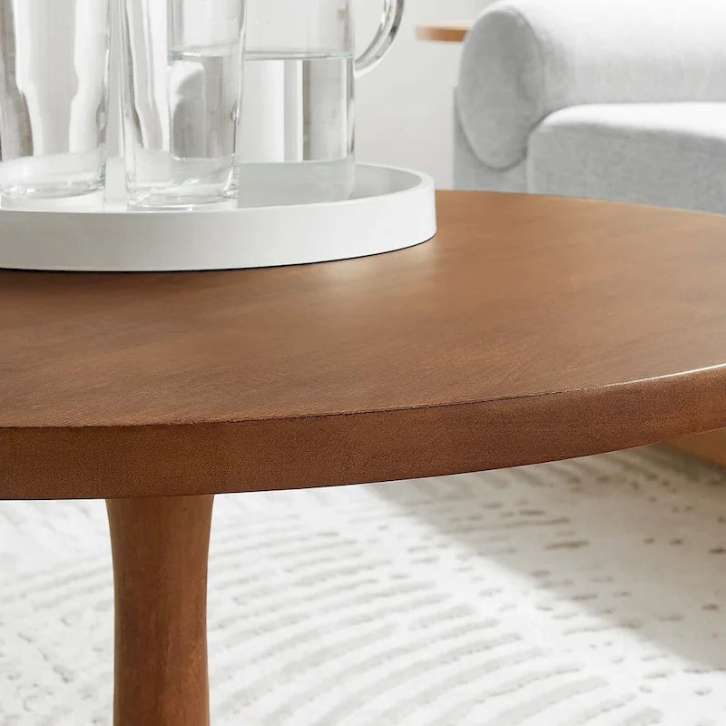 Round Wooden Coffee Table